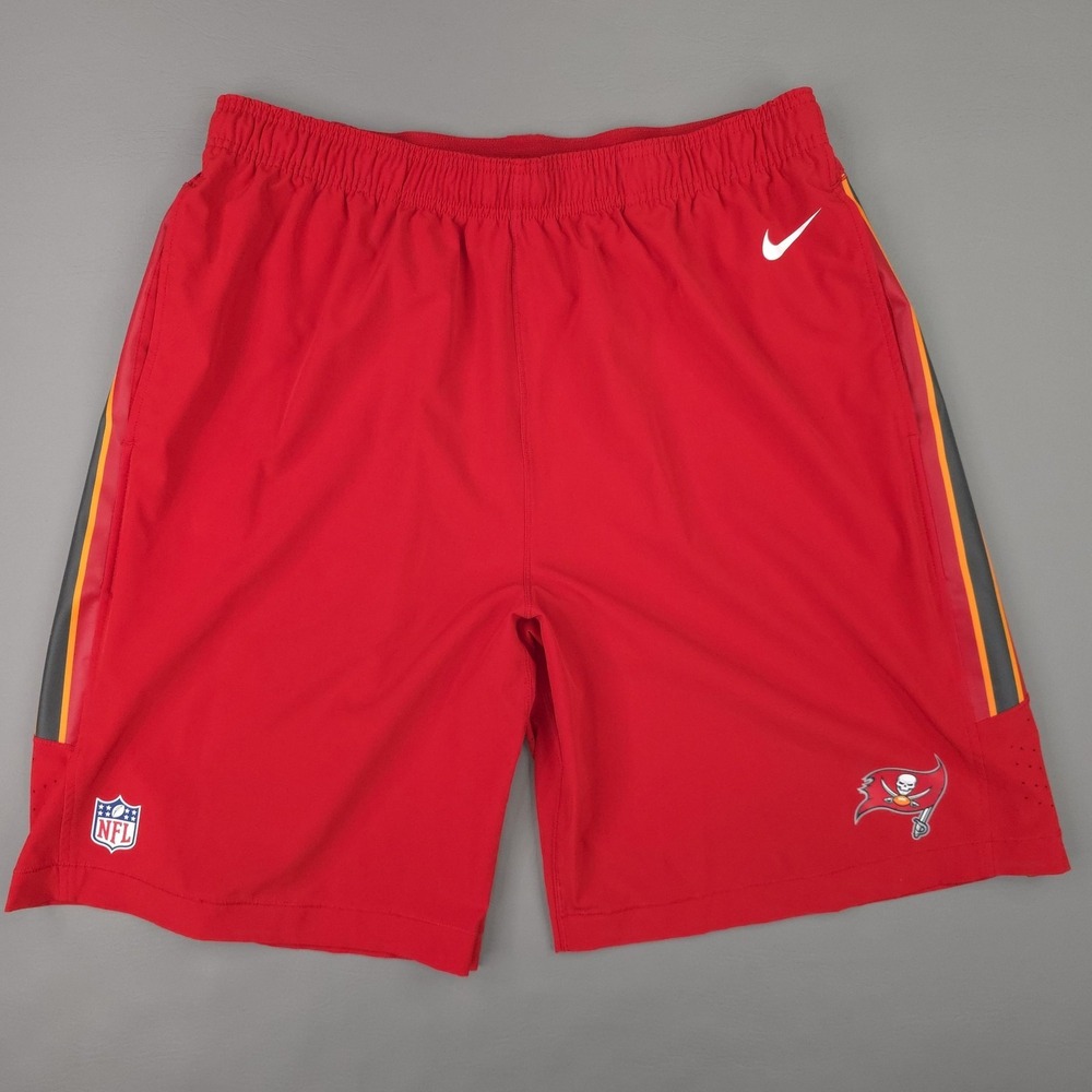 Tampa Bay Buccaneers Shorts Mens 2XL Red NFL Football Nike On Field‎ Apparel
